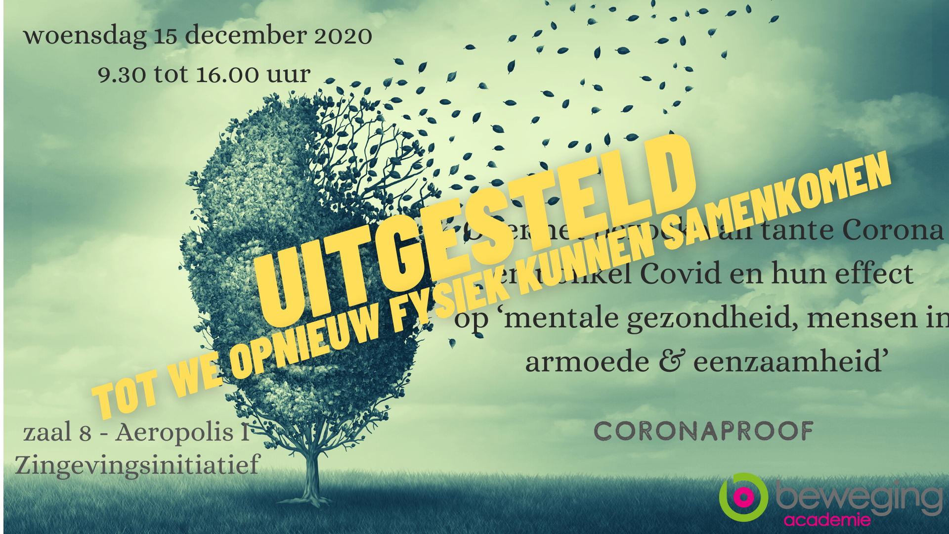 Vorming: Corona en het effect op 'mentale gezondheid, mensen in armoede en eenzaamheid'